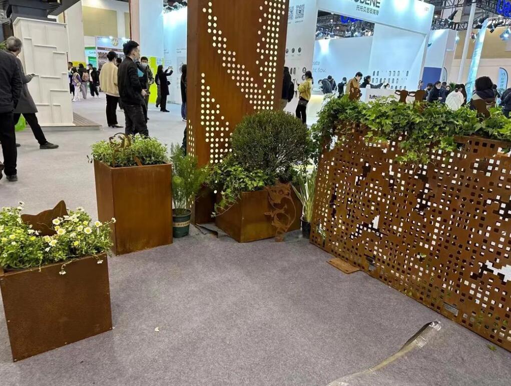 达孜耐候钢花箱